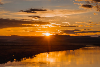 呼伦贝尔秋季草原