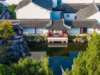 中国江苏苏州亲仁堂张宅航拍