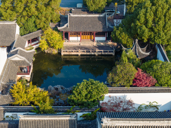 中国江苏苏州亲仁堂张宅航拍