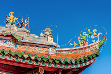 中国广东揭阳学宫建筑局部