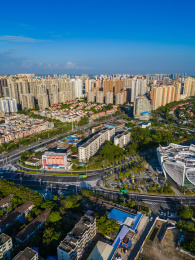 北海国际客运港周边城市建筑