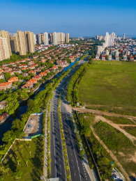 北海国际客运港周边城市建筑