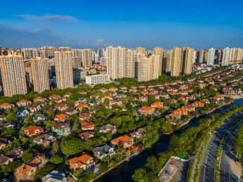 北海国际客运港周边城市建筑