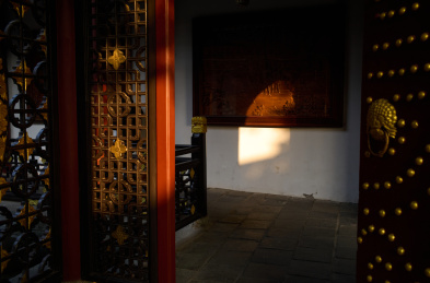 武汉楚天第一名楼晴川阁冬季风景