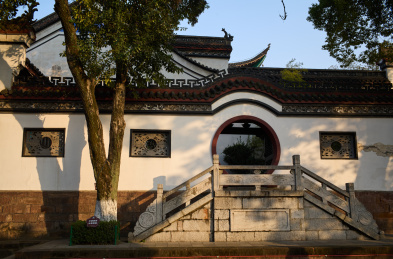 武汉楚天第一名楼晴川阁冬季风景