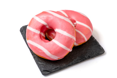 巧克力涂层甜甜圈