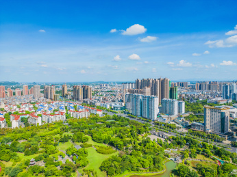 贵港民族文化公园航拍