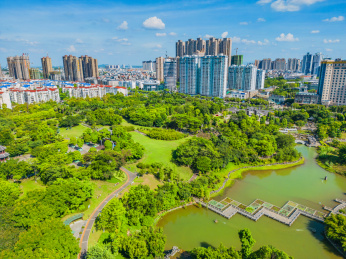 贵港民族文化公园航拍