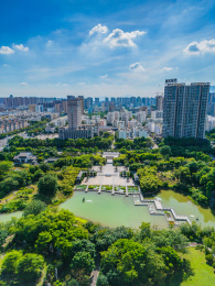 贵港民族文化公园航拍