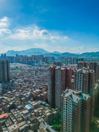 广西贵港的港北区城市建筑