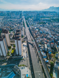 贵港金港大道城市建筑