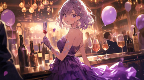 舞会中的少女