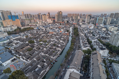 常州青果巷晚霞