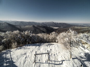 哈尔滨亚布力滑雪场航拍