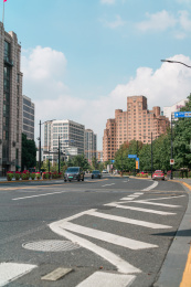 上海路边低角度