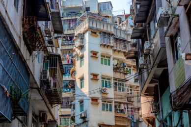 中国澳门城市街景