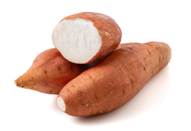 红皮的哈密冰糖白心白薯