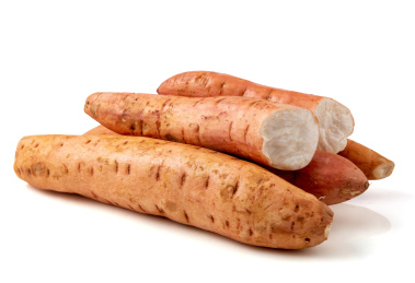 红皮的哈密冰糖白心白薯