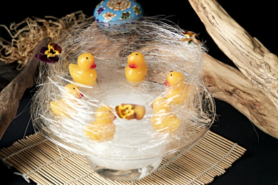 美味茶餐糖丝芒果果冻小黄鸭