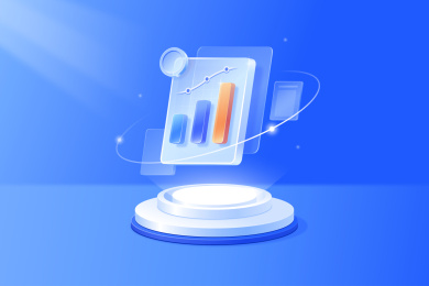 金融行业新媒体商业理财产品立体矢量海报