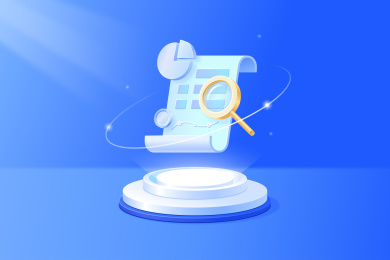 金融行业新媒体商业理财搜索查询图标海报