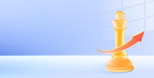 国际象棋策略策划战略谋略布局3D矢量图