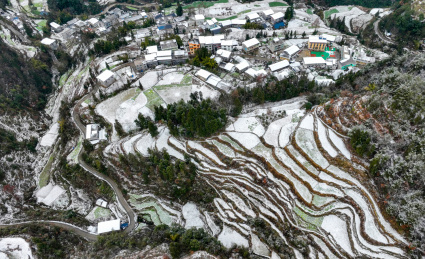 重庆酉阳：立春瑞雪兆丰年