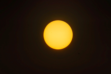 镜头中的太阳