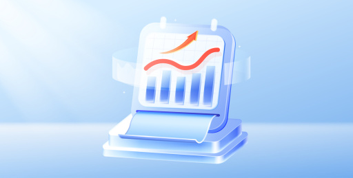 金融数据看板图标日历柱状图