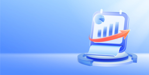 金融数据看板图标日历柱状图