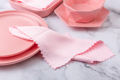 鱼鳞抹布清洁布