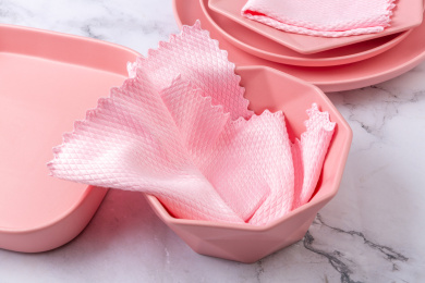 鱼鳞抹布清洁布