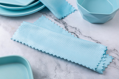 鱼鳞抹布清洁布