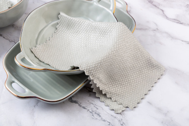 鱼鳞抹布清洁布