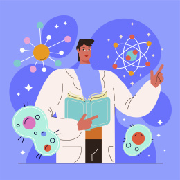 科学研究人员在做实验