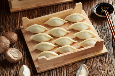 香菇鲜肉饺子