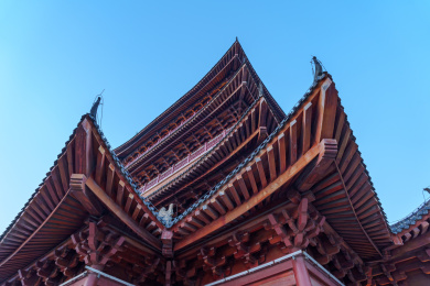 南宁民生广场畅游阁中式传统建筑