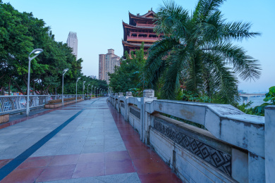 南宁民生广场畅游阁中式传统建筑