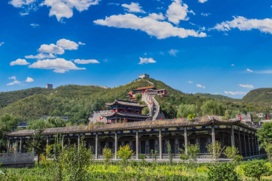 中国山西省阳泉市平顺县固关长城园林建筑