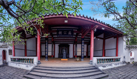 海南海口五公祠内苏公祠