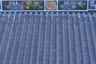 南宁三街两巷邕州古城景区传统中式建筑屋顶