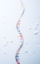 生物科技概念基因三维渲染