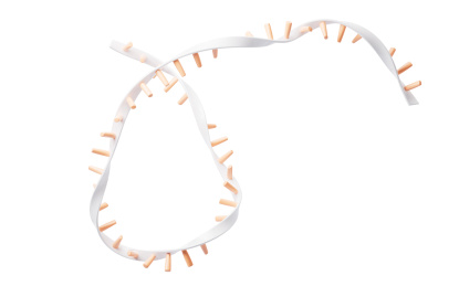 生物科技概念基因元素三维渲染