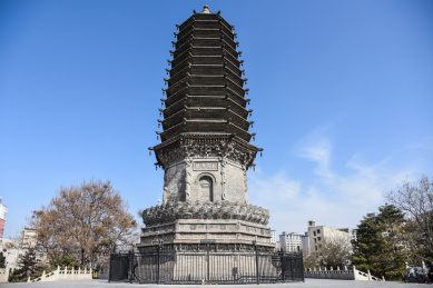 中国河北省唐山市丰润区天宫寺塔