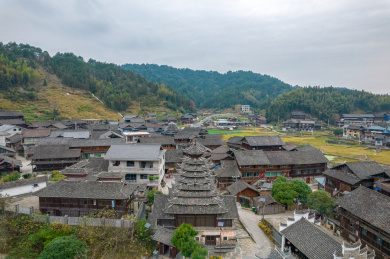 中国湖南省怀化市通道县横岭侗寨