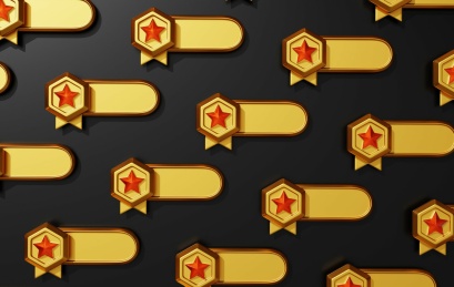 荣誉奖牌奖励目标成就等级3D