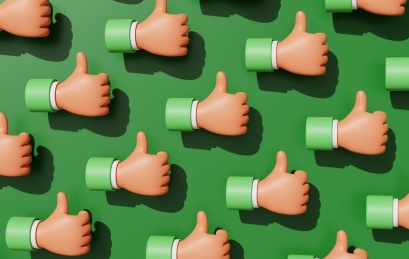 3D手势动作互动赞同点赞