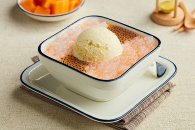 木瓜西米椰雪糕