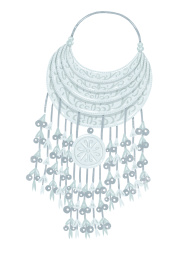 黎族女性饰品金属项圈