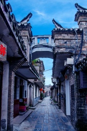 安徽合肥市三河古镇古街道